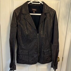 Danier Brown Leather Jacket